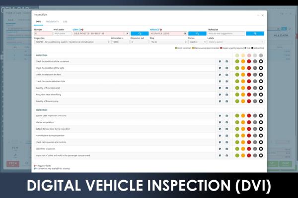 Digital vehicle inspection (DVI)